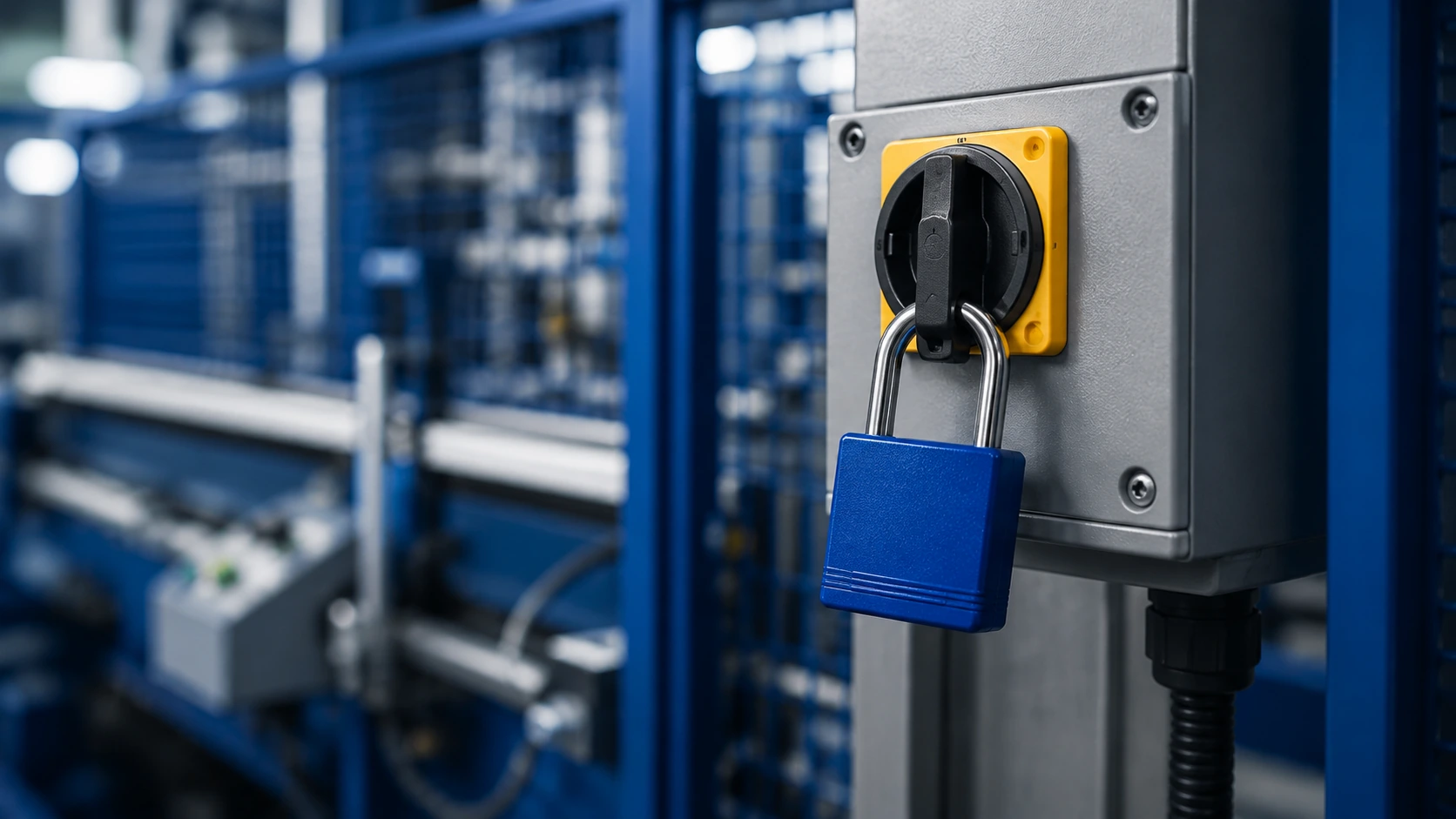 Lockout Tagout LOTO zur sicheren Instandhaltung von Maschinen und Anlagen